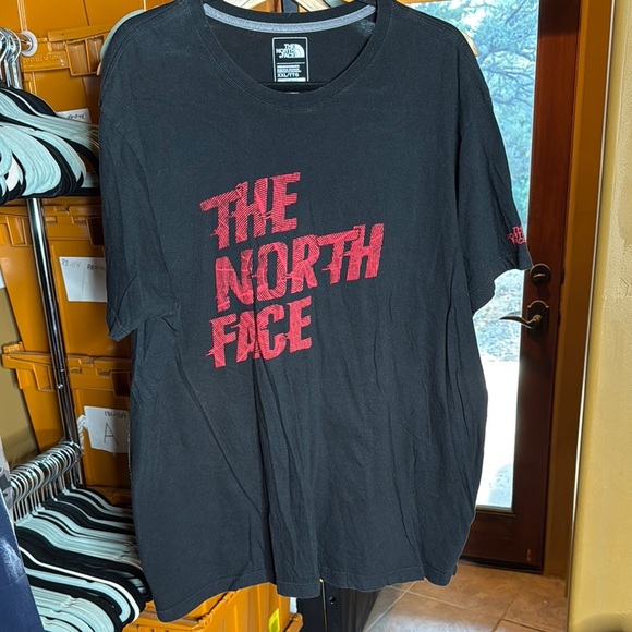 The North Face RARE Black & Red Life Rings Short Sleeve Tee Size XXL - Picture 1 of 5